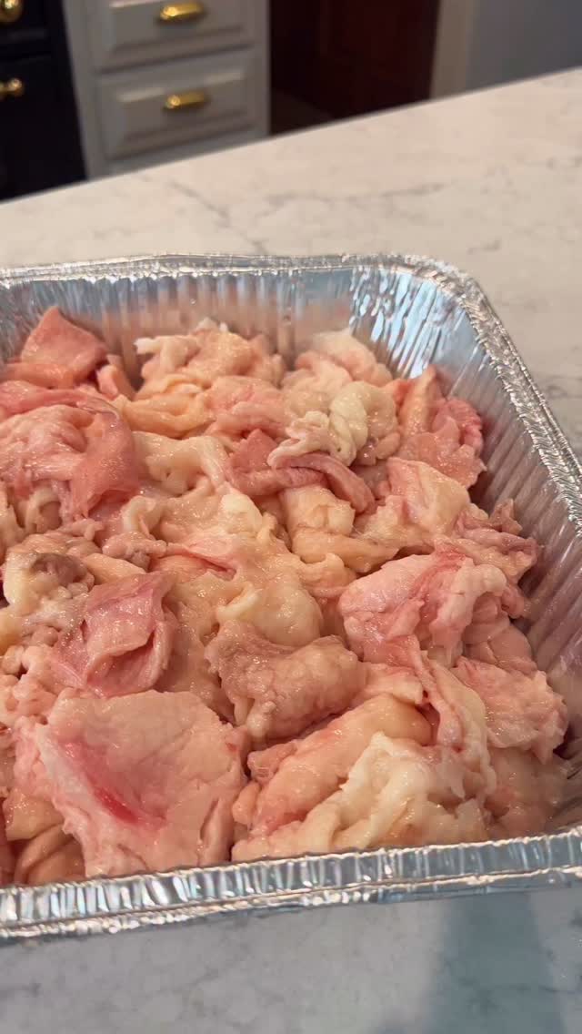 Liquid Gold from the trimmings.

Don’t you dare toss that Snake River Farms Gold Plus brisket fat. That’s flavor sitting in your trim pile.

Aluminum pan.
Add the fat.
About a cup of water + a pinch of salt.
Cover tight with foil.
275° for about 3 hours.

The water keeps it from scorching and slowly evaporates while that wagyu fat renders down into pure magic. Strain it, pop it in the fridge with the remaining liquid, and let it chill. The impurities sink into the water, the fat rises to the top, and you’re left with clean, clear beef tallow ready for potatoes, smash burgers, searing steaks… you name it.

From trim bucket to flavor weapon.
This stuff really is Liquid Gold. 

#TeamSRF #thesrfexperience #wagyu #liquidgold #bbq