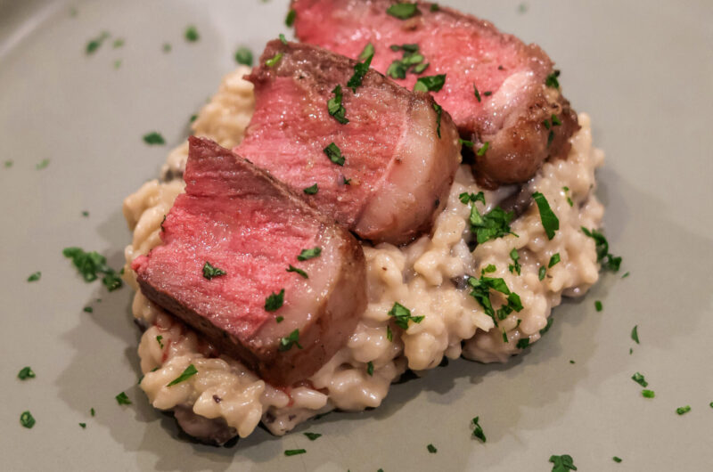 Mushroom Risotto with Truffle Salt: Fancy Comfort Food Made Easy