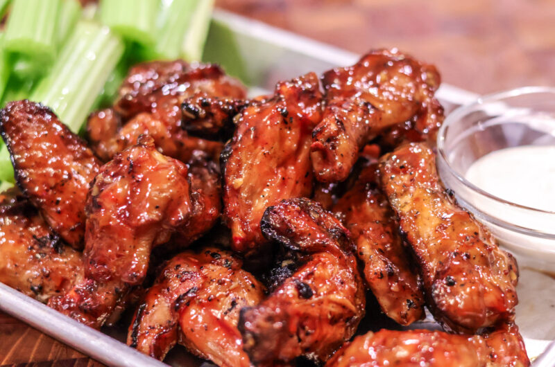 Honey Bourbon Chicken Wings: Sweet and Smoky on the Grill